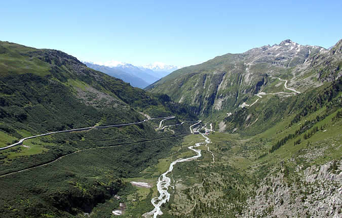 Rhonetal - Blick Richtung Gletsch