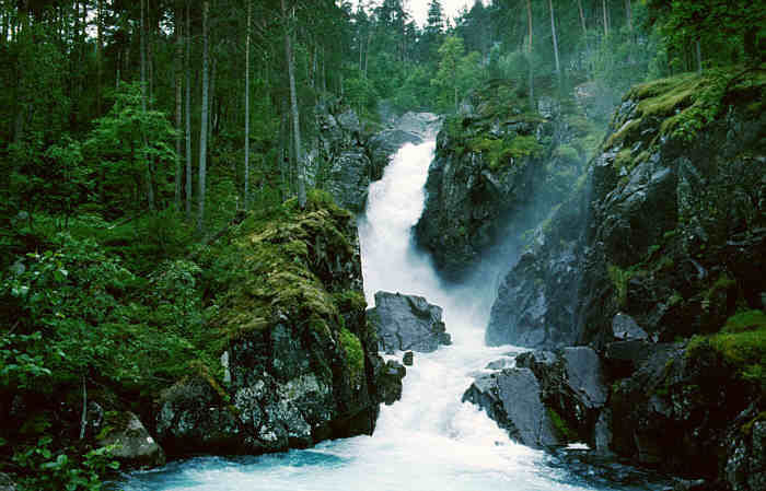 Wasserfall bei Odda